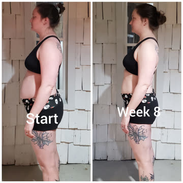 Client before and after