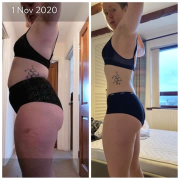 Client before and after