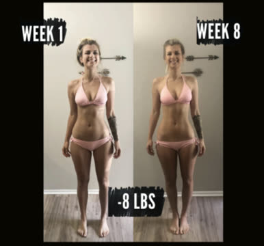 Client before and after