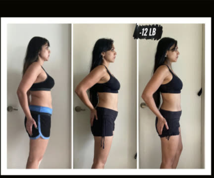 Client before and after
