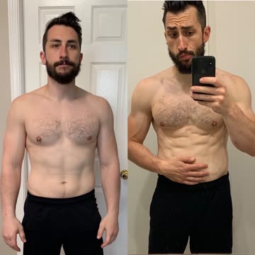 Client before and after