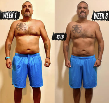 Client before and after